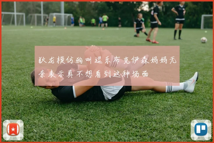 狄龙模仿狗叫逗乐布克伊森妈妈无奈表示真不想看到这种场面